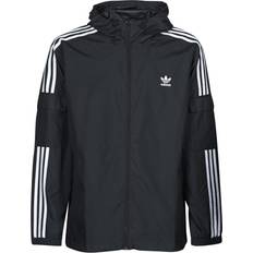 adidas Adicolor Classics 3-Stripes Full-Zip Windbreaker - Black