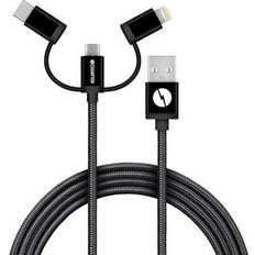 Champion micro Champion Electronics USB A-USB Micro B/USB C-Lightning 1.5m