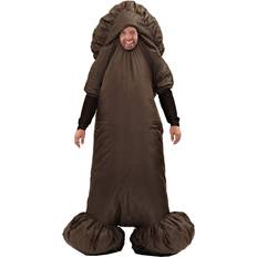 Orion Costumes Mens Inflatable King Ding Willy Rude Costume Dark Brown