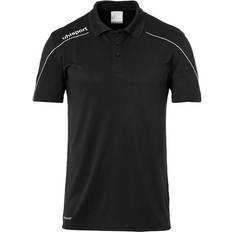 Uhlsport Stream 22 Polo Shirt - Black/White