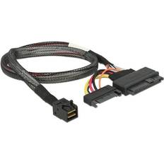 Kabels DeLock Mini SAS-2SATA M-F