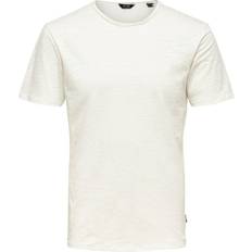 Only & Sons Short Sleeved T-shirt - White/White