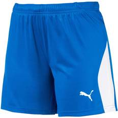 Puma Liga Shorts Women - Electric Blue Lemonade/White