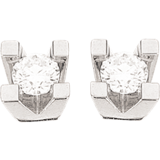 Kleopatra ørestikker Scrouples Kleopatra Earrings (0.10ct) - White Gold/Diamonds