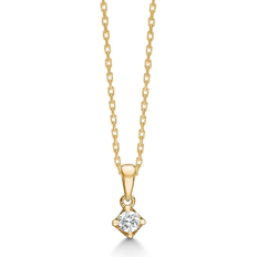 Mads Z Crown Pendant - Gold/Diamond