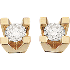 Kleopatra ørestikker Scrouples Kleopatra Earrings (0.10ct) - Gold/Diamonds