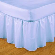 Belledorm Easy Fit Frilled Platform Valance Sheet Blue (191x137cm)