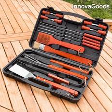 Red Barbecue Cutlery InnovaGoods - Barbecue Cutlery 18pcs