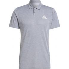 Gråa - Herr - Tennis Pikétröjor adidas Heat.RDY Tennis Polo Shirt Men - Gray Three/White