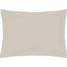 Egyptian Cotton Pillow Cases Belledorm Oxford Pillow Case Beige (76x51cm)