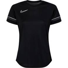 Nike Dri-FIT Academy Football T-shirt Women - Black/White/Anthracite/​White