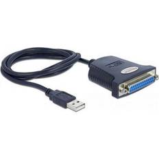 DeLock USB A-DB-25 0.8m