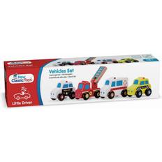 Madera Vehículos de Emergencia New Classic Toys Vehicles Set