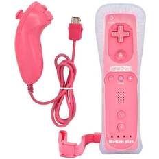 Nintendo Wii Motion Plus Remote + Nunchuck - Pink