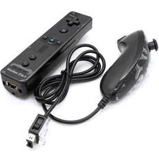 Nintendo Wii Motion Plus Remote + Nunchuck - Black
