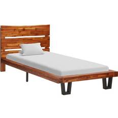 vidaXL Bed Frame with Living Edge 90cm