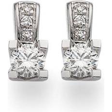 Kleopatra ørestikker hvidguld Scrouples Kleopatra Queen Earrings (0.23ct) - White Gold/Diamonds