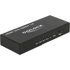 Hdmi splitter 4 DeLock HDMI-4HDMI Splitter F-F Adapter