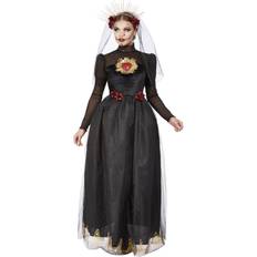 Smiffys Deluxe DOTD Sacred Heart Bride Costume Black