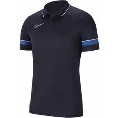 Tops NIKE Academy 21 Polo Shirt Men - Obsidian/White/Royal Blue/White