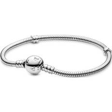 Smycken Pandora Disney Moments Sparkling Mickey Mouse & Snake Chain Bracelet - Silver/Transparent