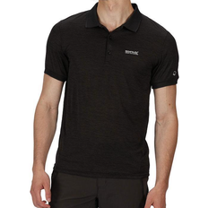 Regatta Remex II Jersey Polo Shirt - Black