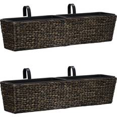 vidaXL Garden Planters 20x80x18cm