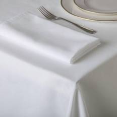 Polyester Tablecloths Belledorm Amalfi Tablecloth White (230x132cm)