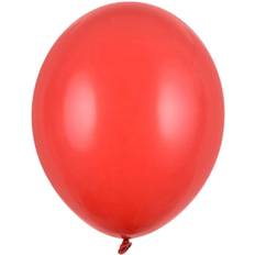 Effen kleur Latex ballonnen Strong Ballonnen Pastel Poppy Rood 10 Stuks