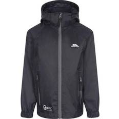 Trespass Kid's Qikpac X Packaway Jacket - Black/Carbon