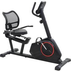 Macchine per il Fitness vidaXL Magnetic Recumbent Exercise Bike with Heart Rate Monitor