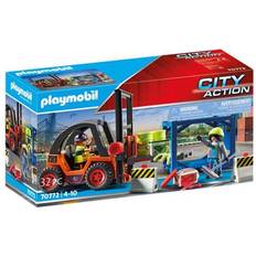 Playmobil City Action Forklift Truck with Cargo 70772