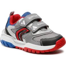 Geox Tuono Boy - Light Grey & Royal