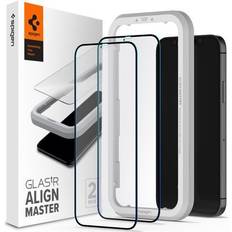 Spigen GLAS.tR AlignMaster Screen Protector for iPhone 12 mini 2-Pack