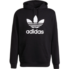 Adidas Bomuld - Hoodies - XL Sweatere adidas Adicolor Classics Trefoil Hoodie - Black/White