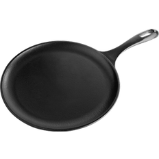 Cast Iron Hob Crepe & Pancake Pans Victoria Home Preseasoned Cast Iron Comal 10.5 "