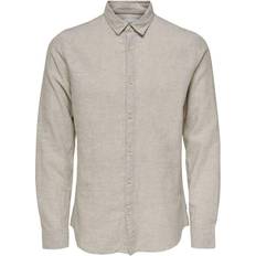 Solid Long Sleeved Shirt - Grey/Chinchilla