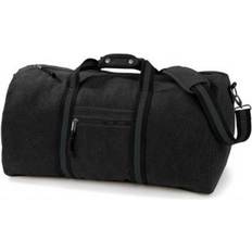 Quadra QD613 Vintage Canvas Holdall - Vintage Black