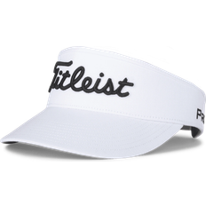 Moisture Wicking Headgear Titleist Tour Visor - White/Black