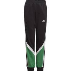 adidas Comfort Colorblock Pant Kids - Black/Core Green/White