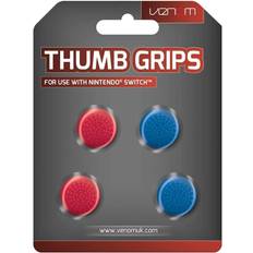 Switch Joy Con & Pro Controller Thumb Grips - Red/Blue