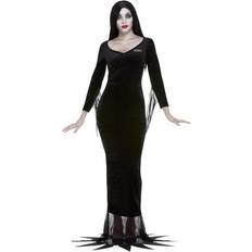 Maskerad Smiffys Addams Family Morticia Costume