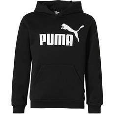 Tops Puma Kid's Essentials Big Logo Hoodie - Black (586965-01)