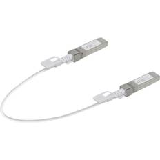 Nätverkskablar - SFP+ - SFP+ - Vita Ubiquiti Direct Attach Copper SFP+ - SFP+ 0.5m