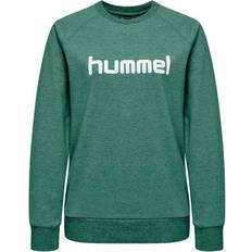 Hummel Felpa da donna Cotton Logo - Vert