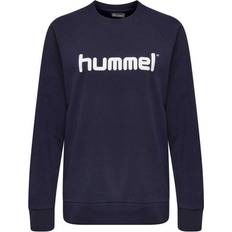 Hummel Dames Sweatshirt Cotton Logo - Bleu