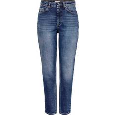 Only Veneda Life Mom Jeans - Blue/Dark Blue Denim