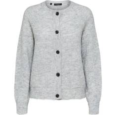 Selected Cardigan 'Lulu' - Gris Clair