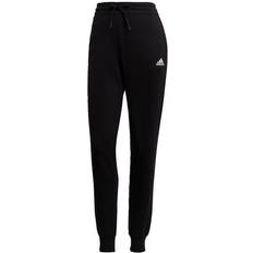 Adidas Essentials French Terry Logo Pants - Black/White