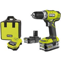 Ryobi Høyre- / Venstregang Driller Ryobi R18DD3-252S (1x5.0Ah+1x2.0Ah)